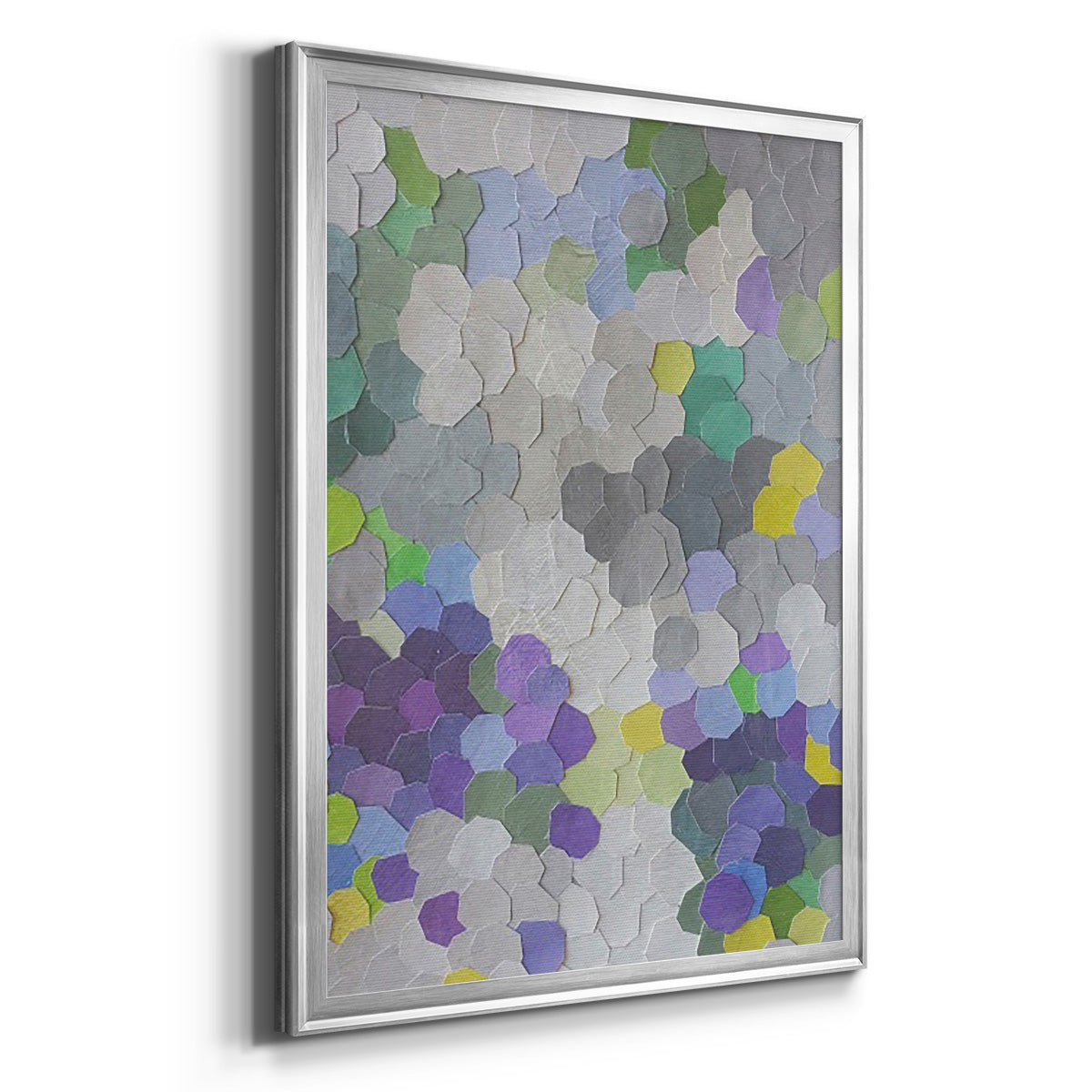 A Garden in Provence - Modern Framed Canvas Print