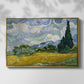 Wheat Field with Cypresses, 1889 - Floater Framed Canvas Print