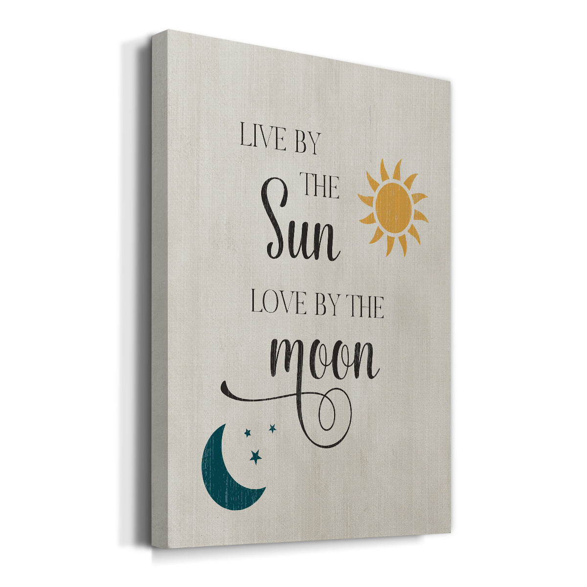 Sun and Moon Premium Gallery Wrapped Canvas - Ready to Hang