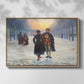 Morning after the Carnival, 1884 - Floater Framed Canvas Print