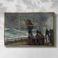 The Signal of Distress, c. 1896 - Floater Framed Canvas Print