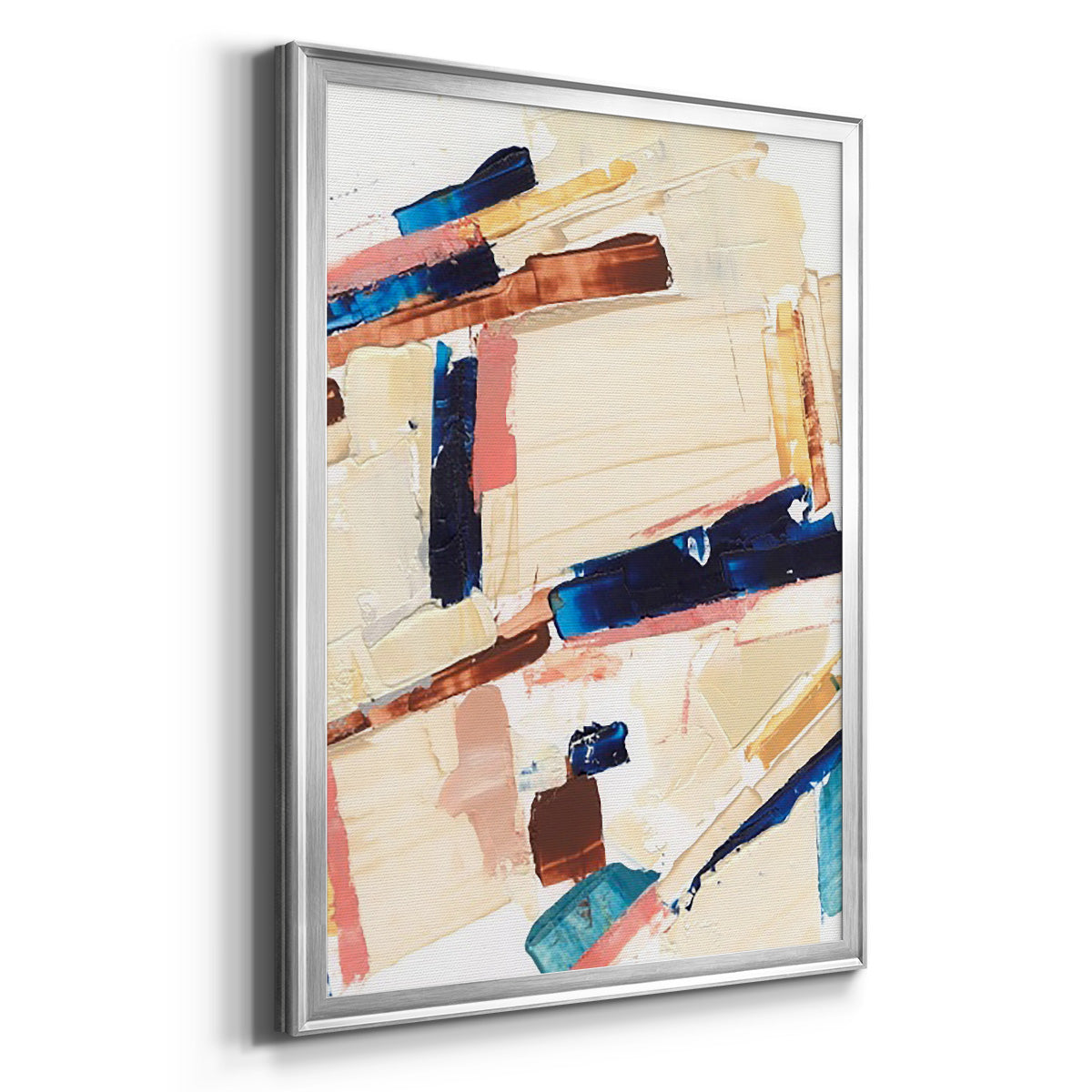 Pivot Point I - Modern Framed Canvas Print