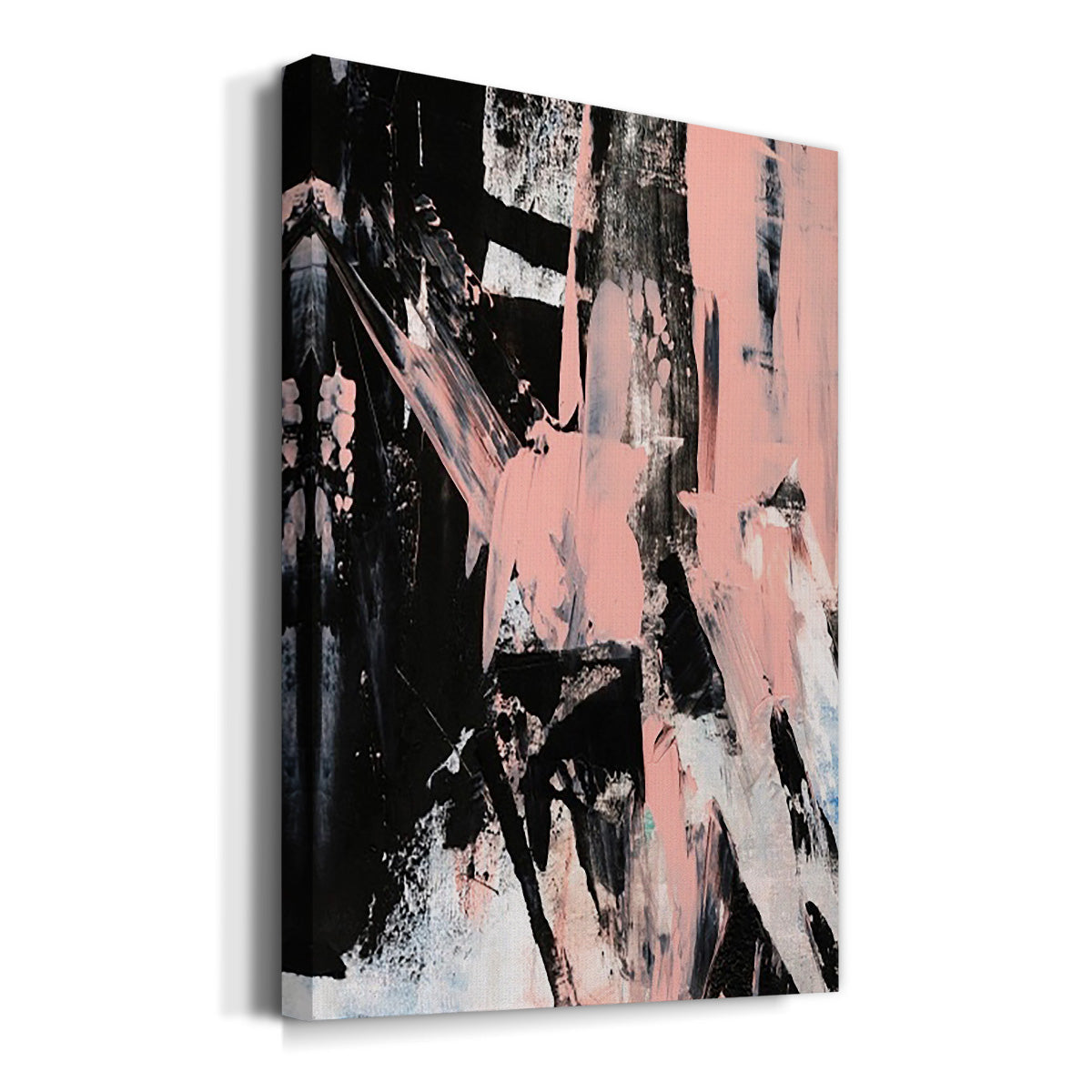 Black & Blush II Premium Gallery Wrapped Canvas - Ready to Hang