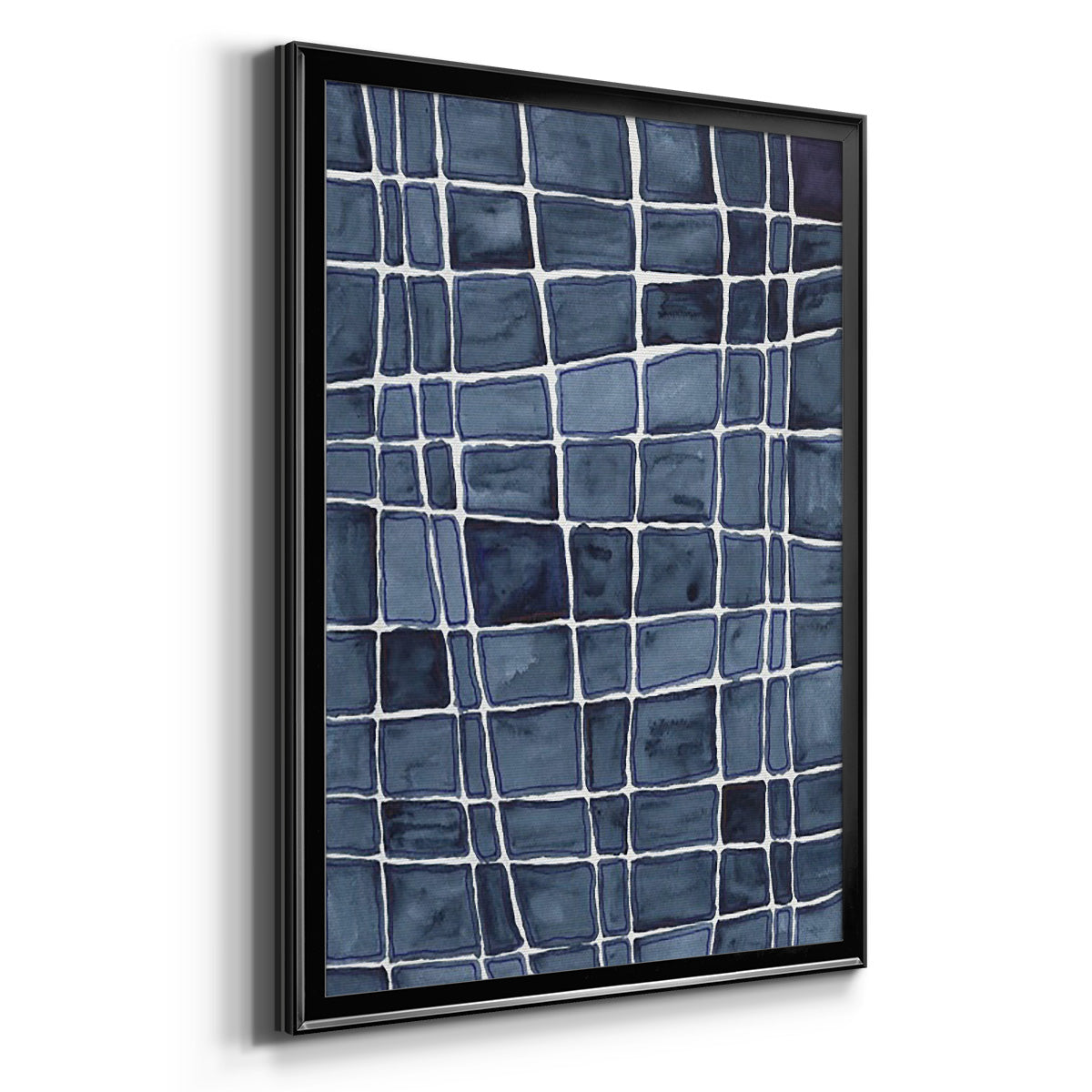 Square Bluff I - Modern Framed Canvas Print