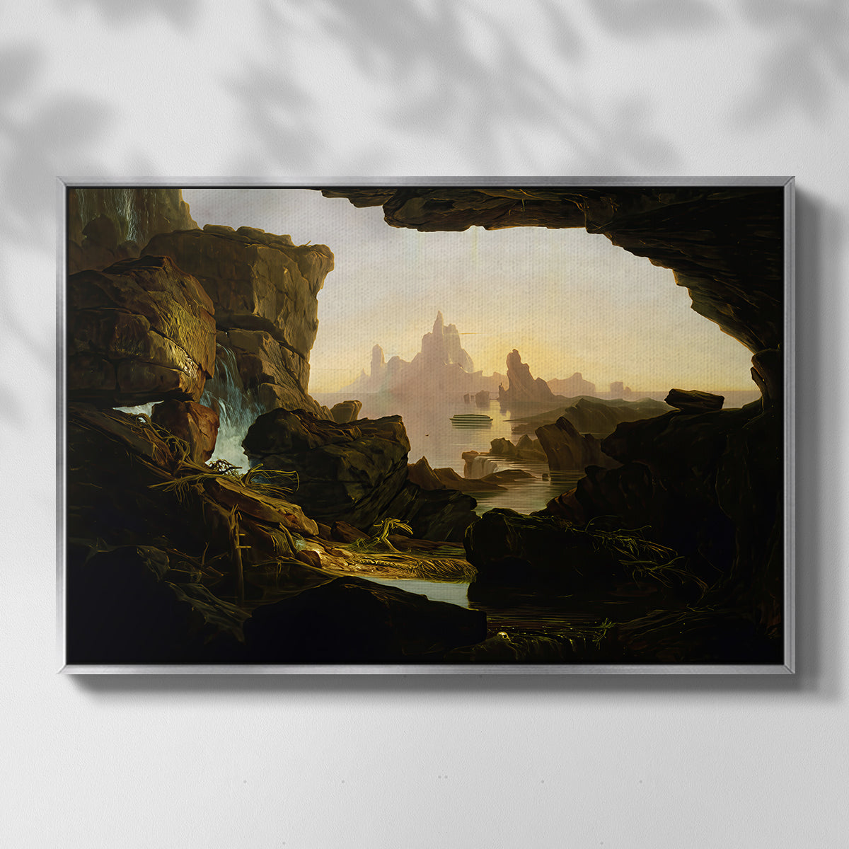 The Subsiding of the Waters of the Deluge, 1829 - Floater Framed Canvas Print