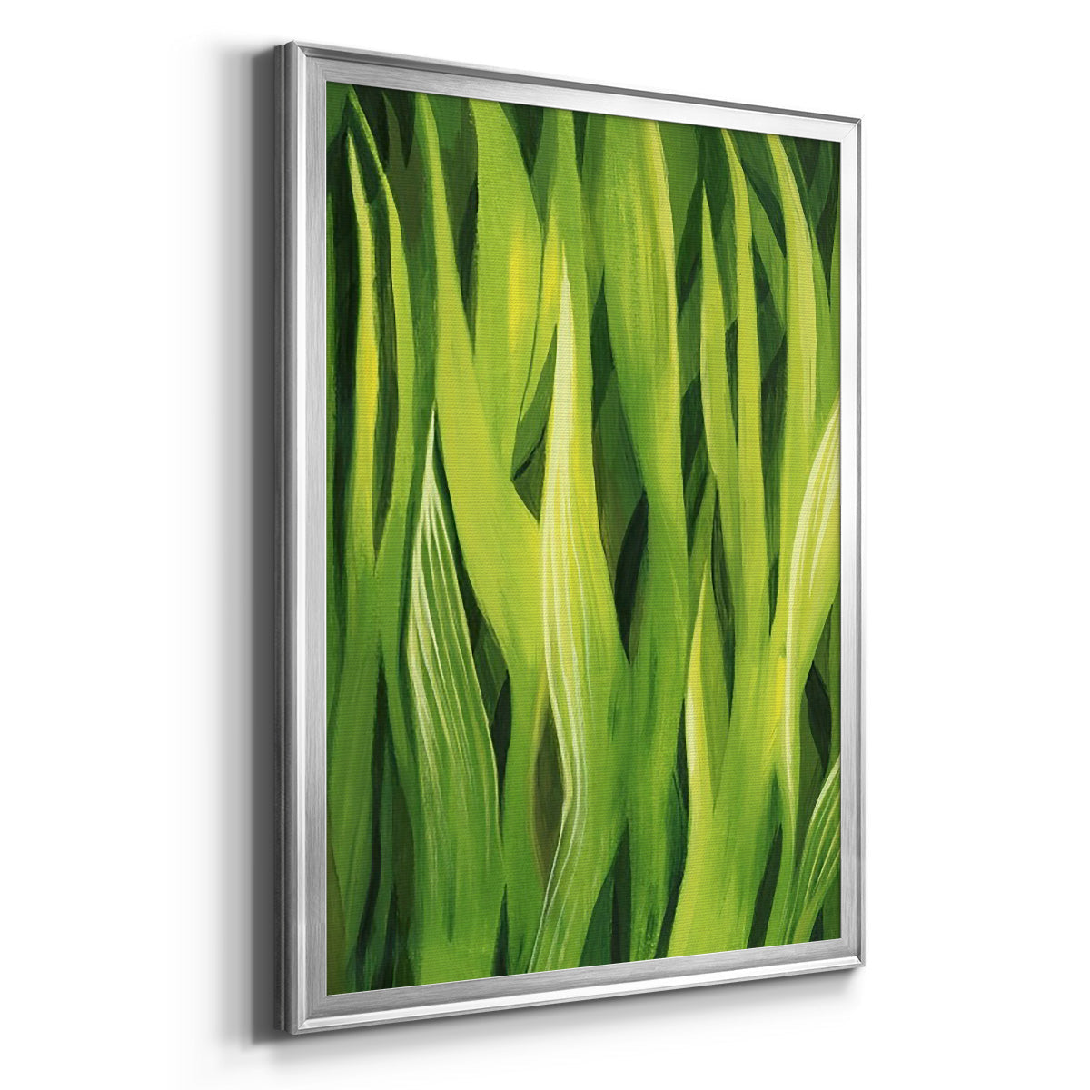 Blades of Grass I - Modern Framed Canvas Print