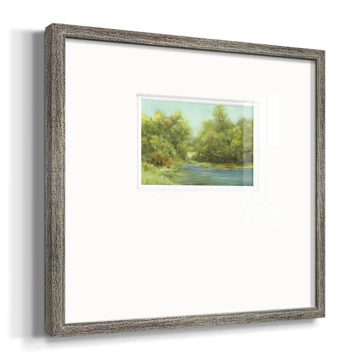 Country Views III- Premium Framed Print Double Matboard