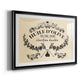 Antique French Label IV - Modern Framed Art Print