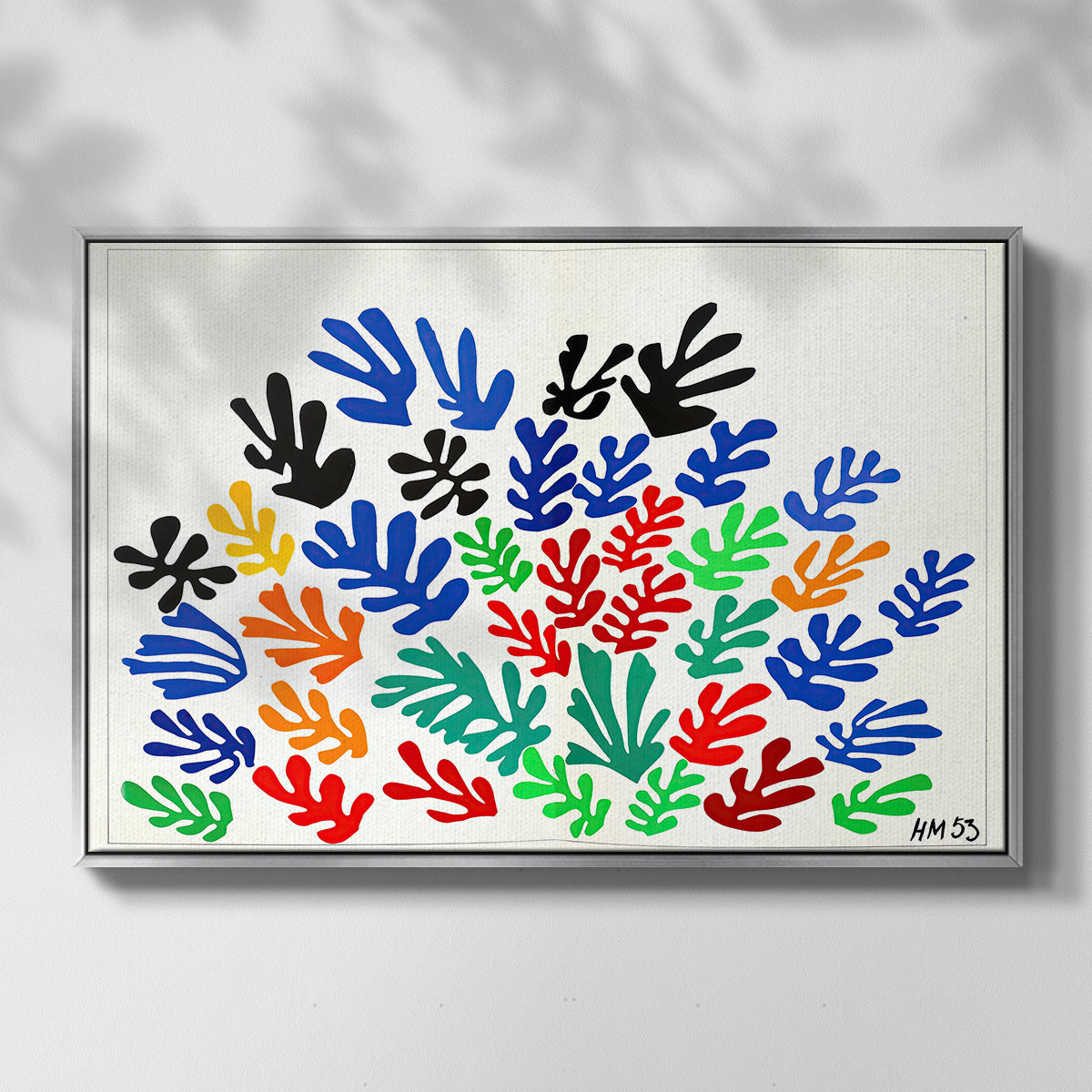 The Sheaf (La gerbe), 1953 - Floater Framed Canvas Print