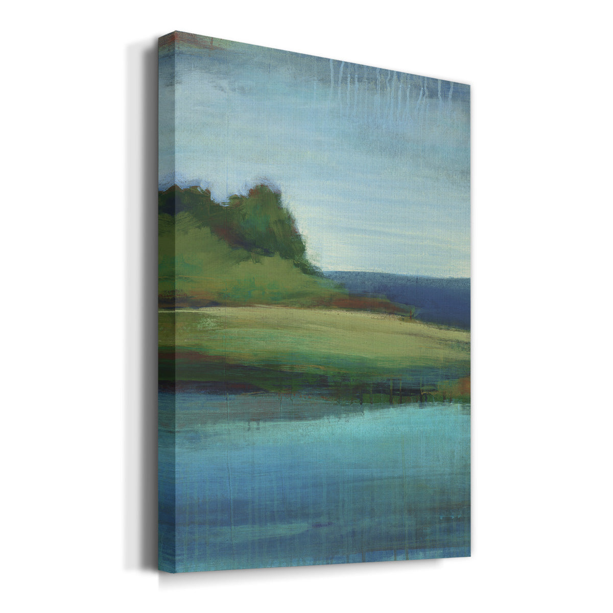 Silent Lakeside I Premium Gallery Wrapped Canvas - Ready to Hang