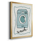 Wash - Modern Framed Canvas Print