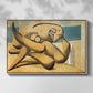 Figures at the Seaside (The Kiss), 1931 - Floater Framed Canvas Print