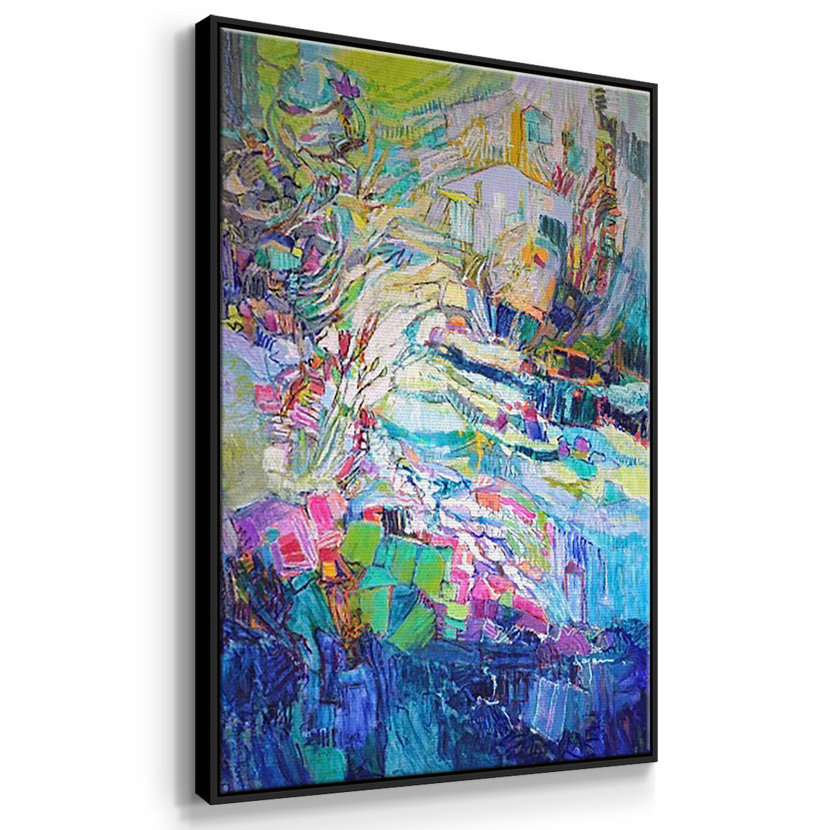 Gathering up the Goddess I - Floater Framed Canvas Set