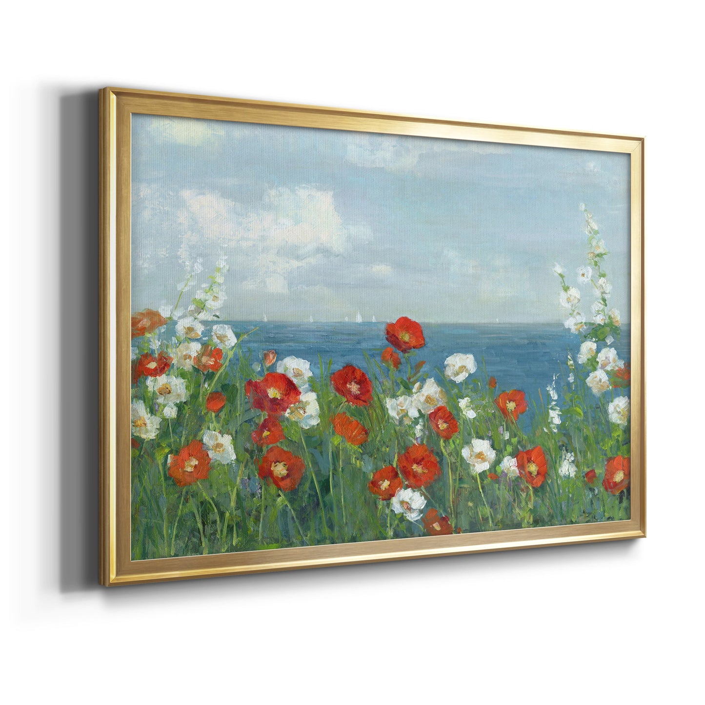 Through the Flowers Premium Classic Framed Canvas - Ready to Hang