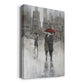 Rain in The City II Premium Gallery Wrapped Canvas - Ready to Hang