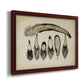 Vintage Feathers VII Premium Framed Canvas- Ready to Hang