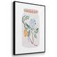 Muted Spring Arrangement I - Framed Premium Gallery Wrapped Canvas L Frame 3 Piece Set - Ready to Hang