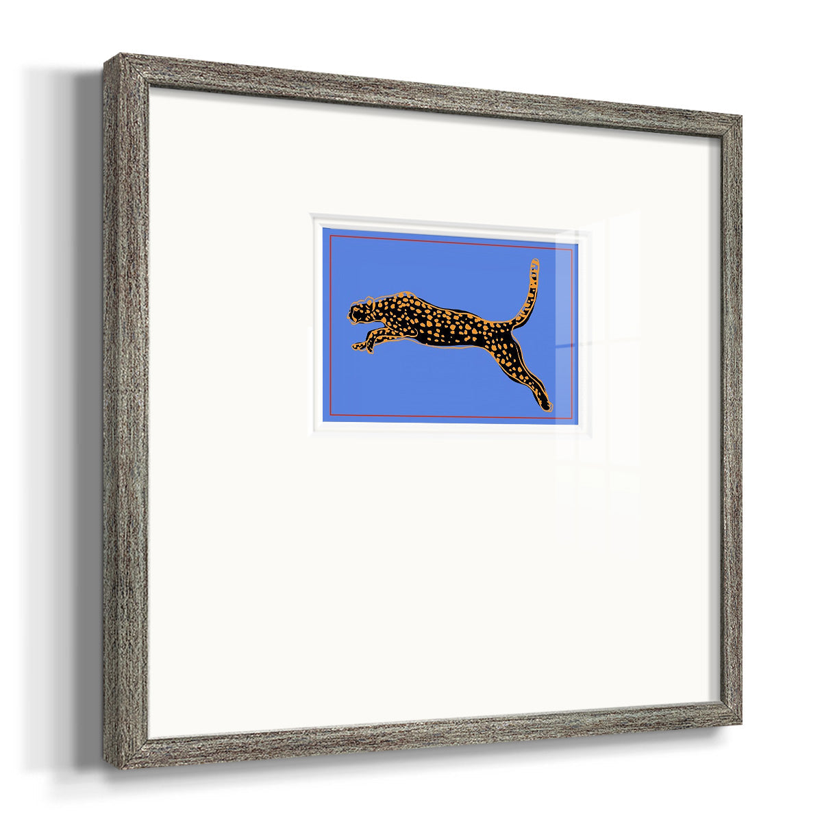 The Wild Leopard I - Double Matboard Framed Print