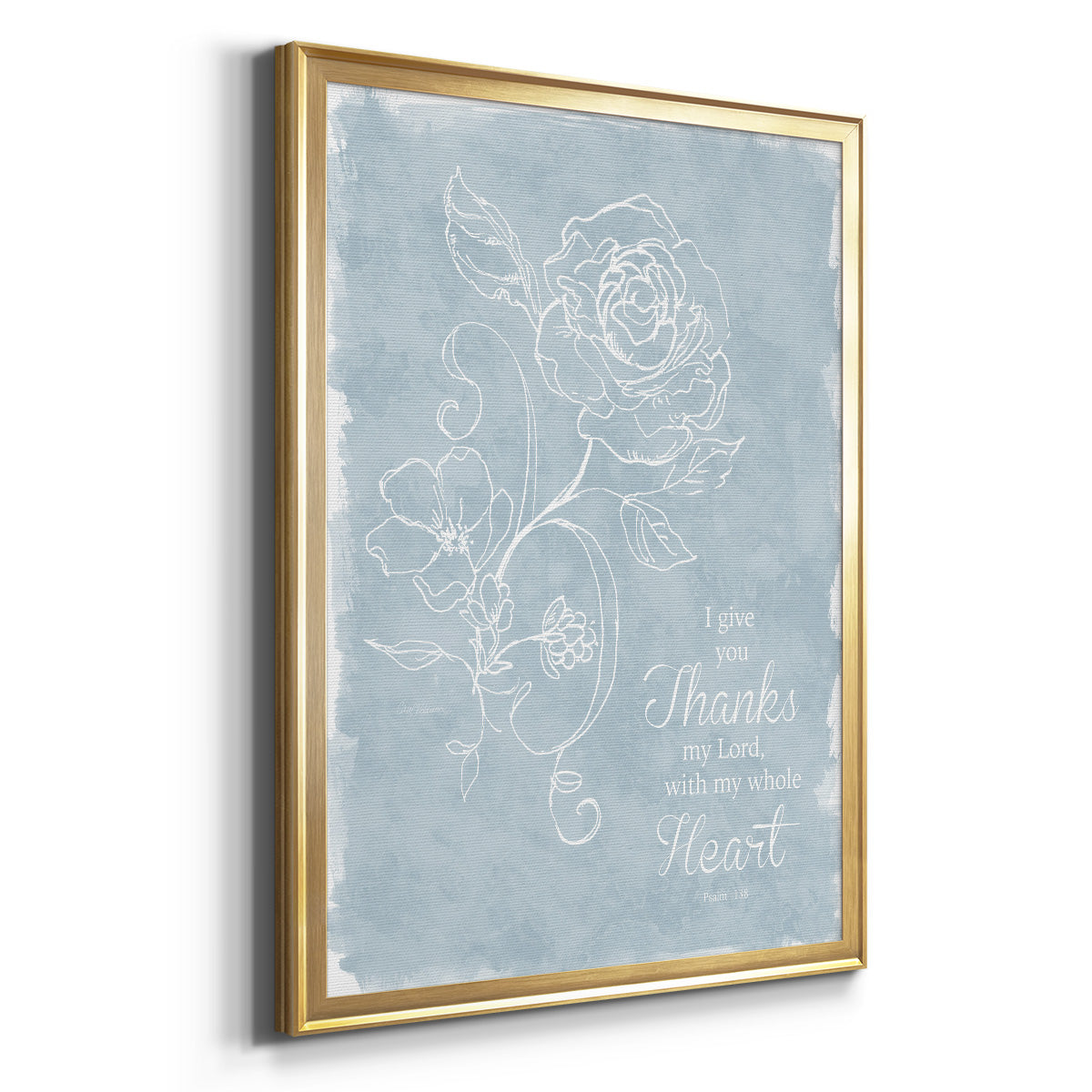 Whole Heart - Modern Framed Canvas Print