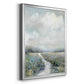 Peninsula Path - Modern Framed Canvas Print