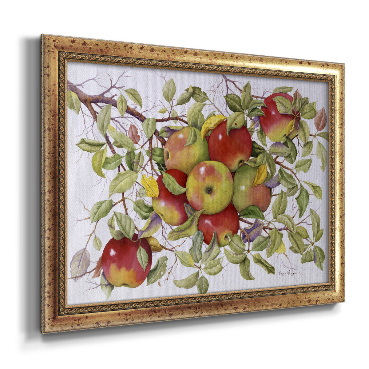 Apples Premium Framed Canvas- Ready to Hang