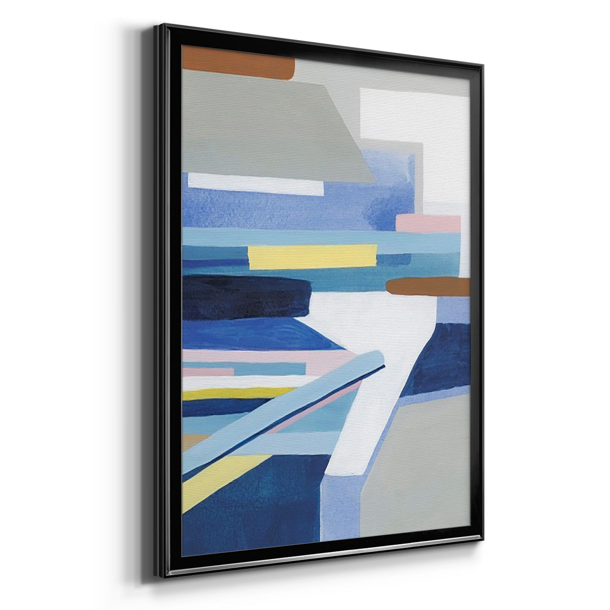 Passing Cars II - Modern Framed Canvas Print
