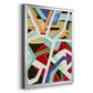 Magnetic Color II - Modern Framed Canvas Print