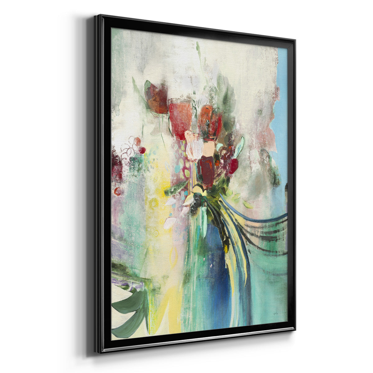 Celebration I - Modern Framed Canvas Print