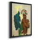 Woman Strong II - Modern Framed Canvas Print