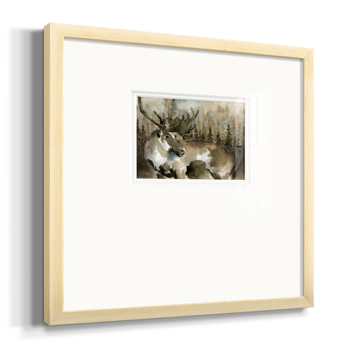 Lodge Twilight III Premium Framed Print Double Matboard