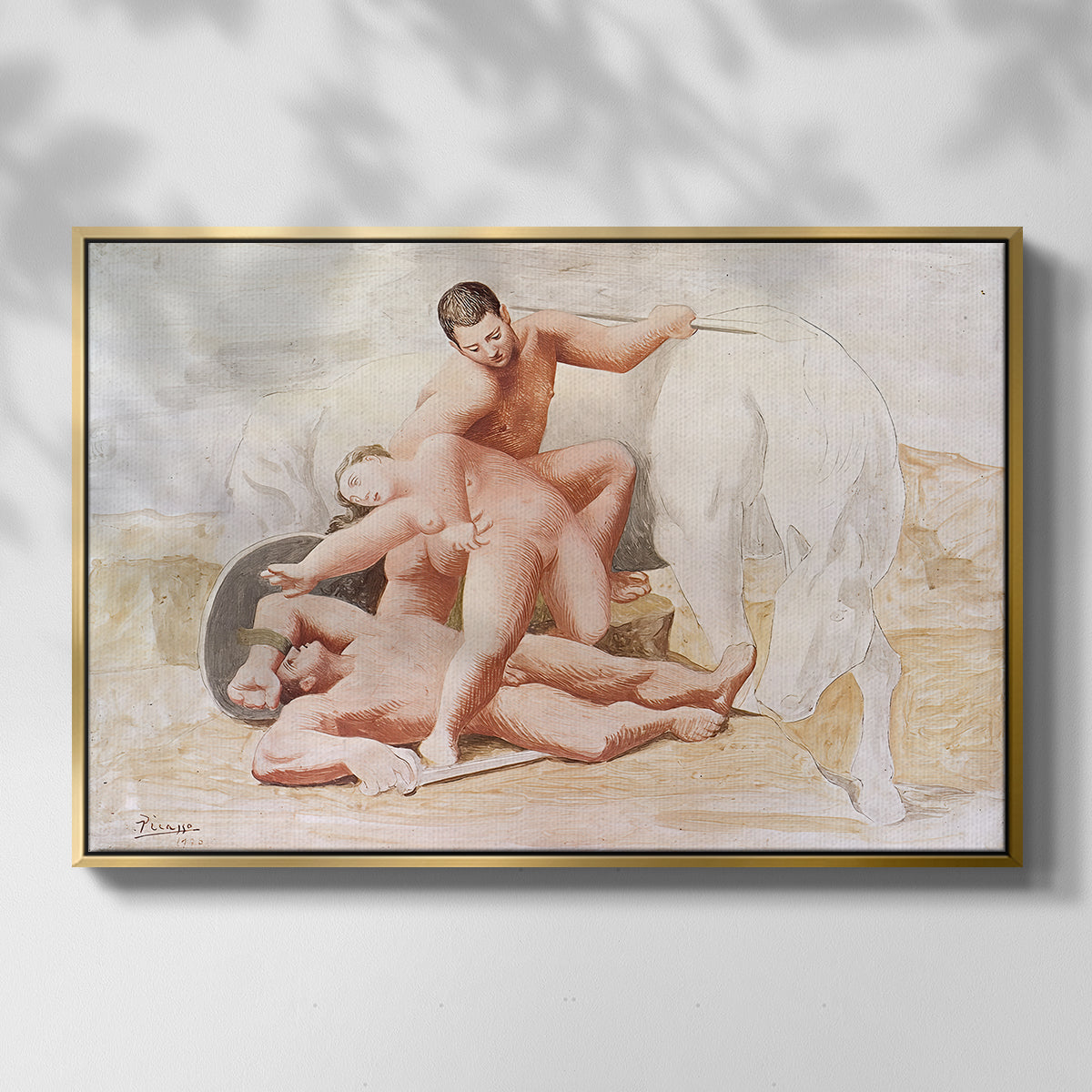 The Abduction, 1920 - Floater Framed Canvas Print