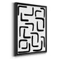 Shuffle III - Modern Framed Canvas Print