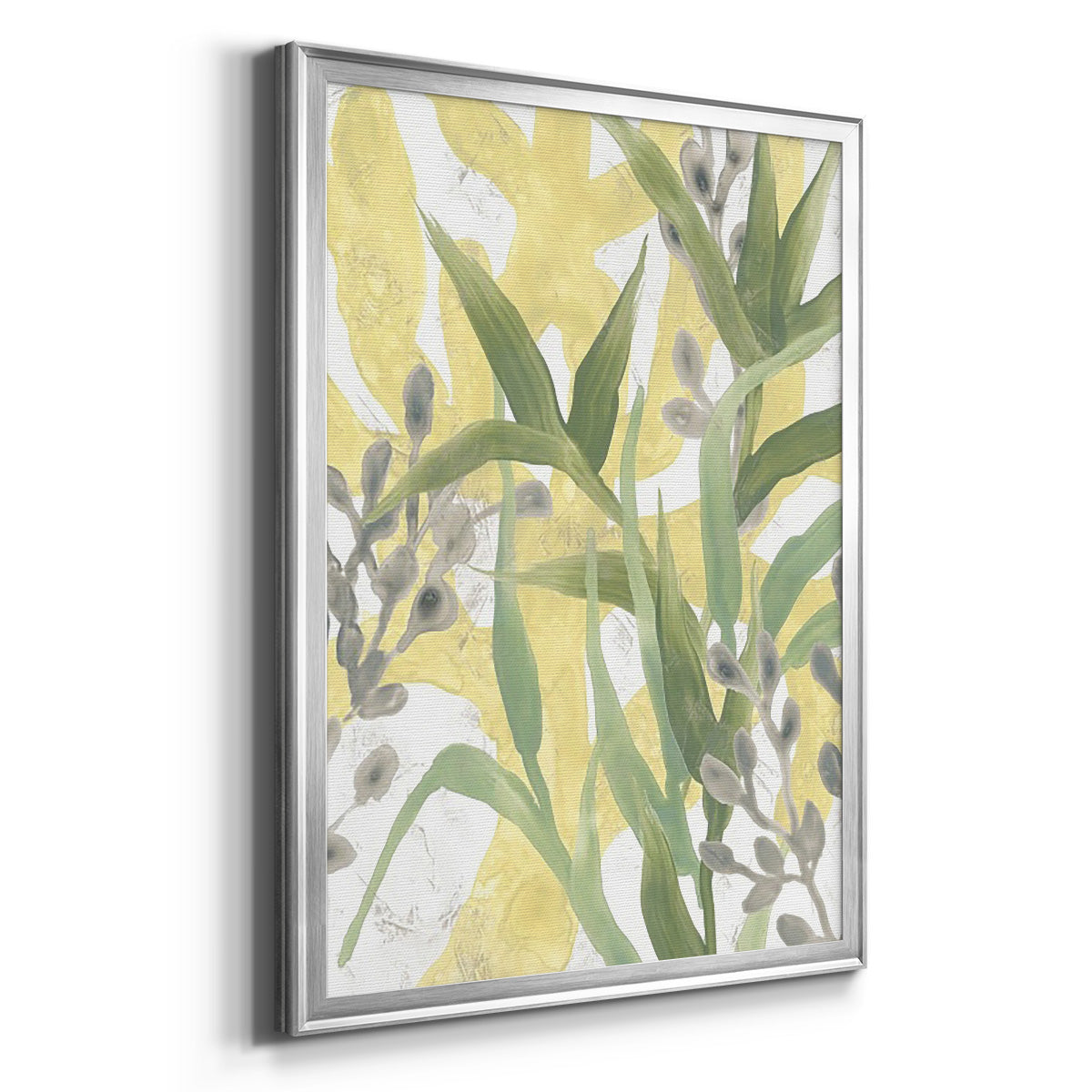 Sea Grass Fresco III - Modern Framed Canvas Print