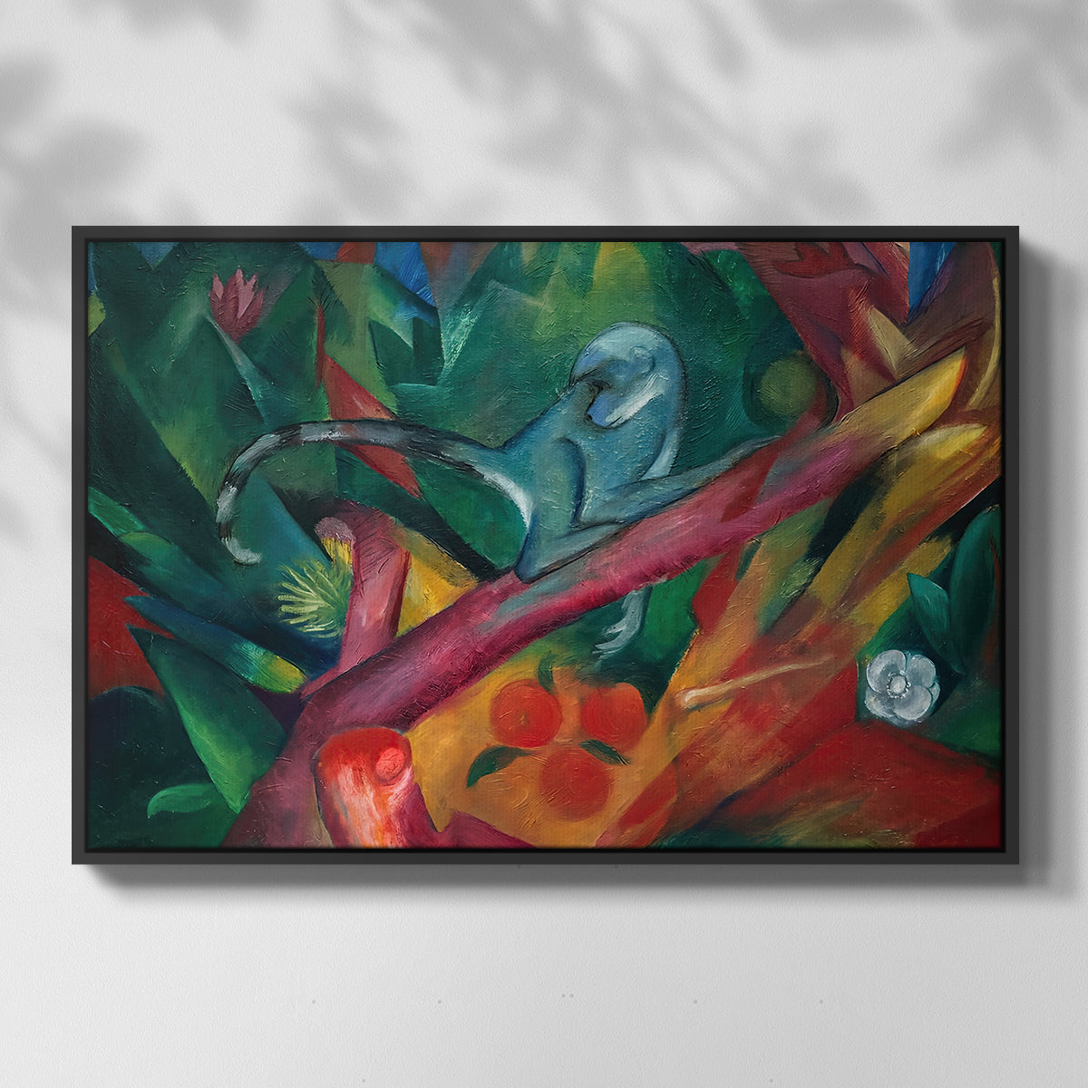The Monkey, 1912 - Floater Framed Canvas Print