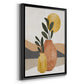 Adobe Moon II - Modern Framed Canvas Print