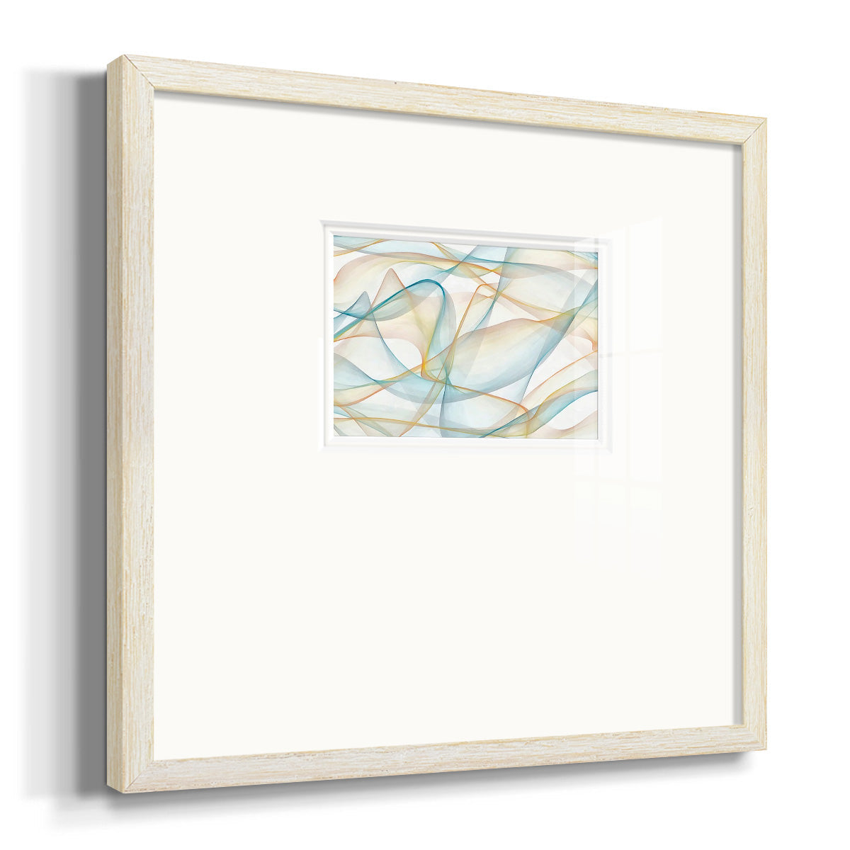 Curves and Waves V Premium Framed Print Double Matboard