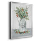 Farmhouse Christmas Noel - Modern Framed Canvas Print