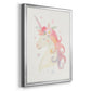 Sweet Unicorn I - Modern Framed Canvas Print