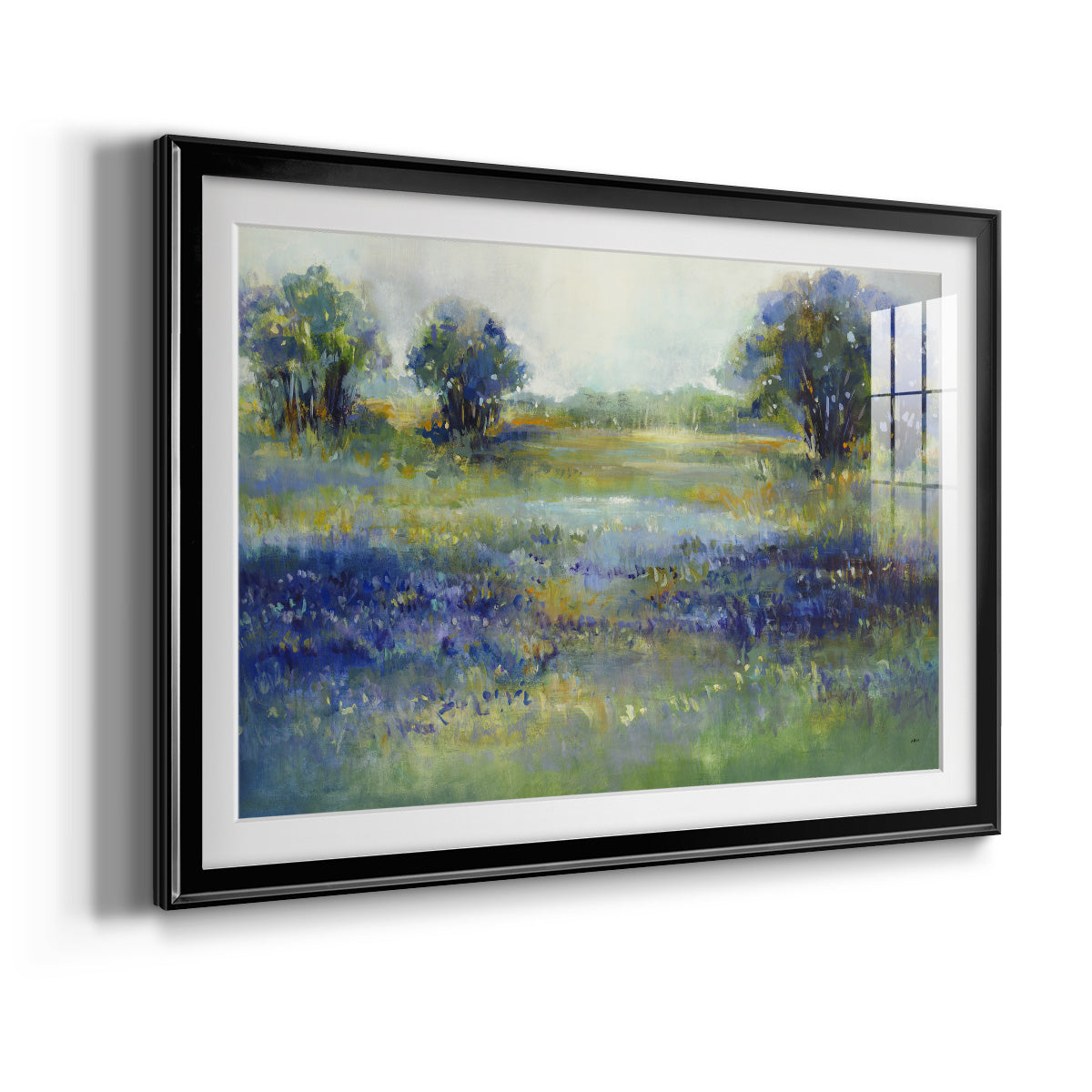 Wildflower View - Modern Framed Art Print
