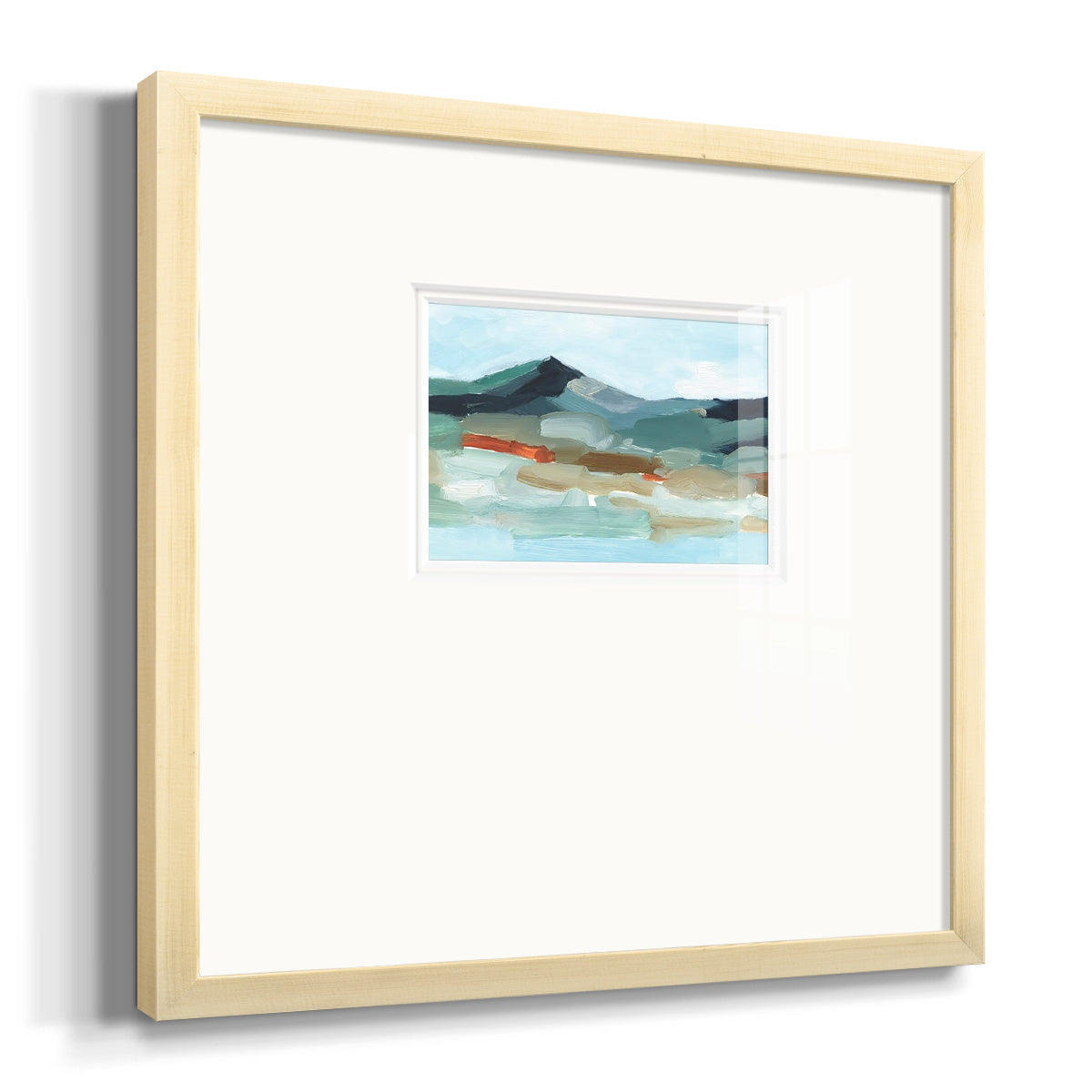 Autumn Mountains I Premium Framed Print Double Matboard