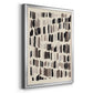 Chalk and Flint I - Modern Framed Canvas Print