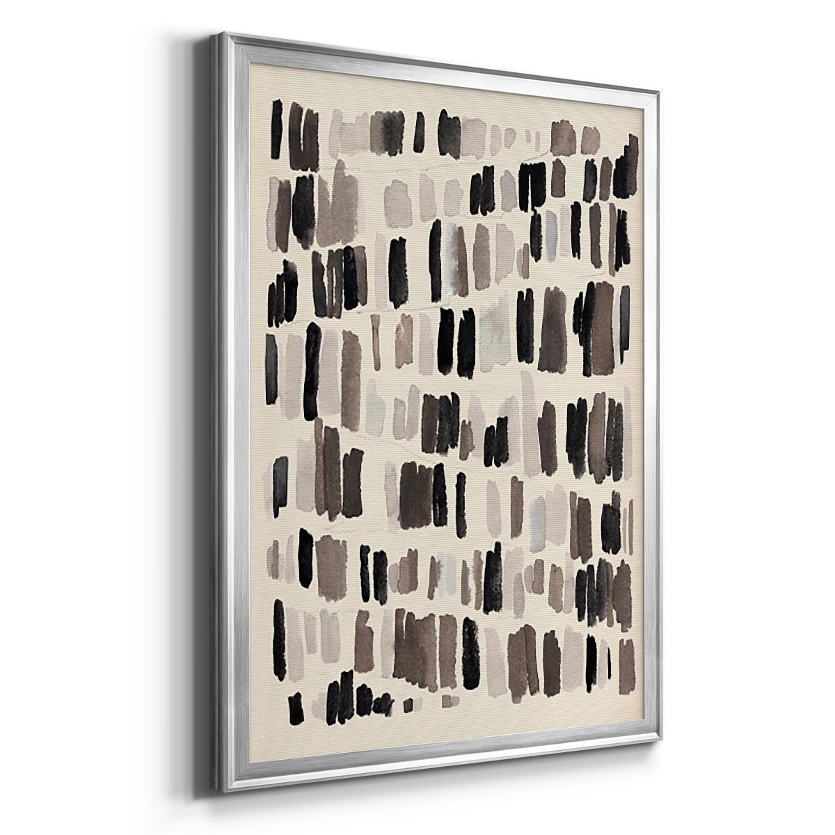 Chalk and Flint I - Modern Framed Canvas Print
