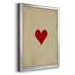Small Heart - Modern Framed Canvas Print