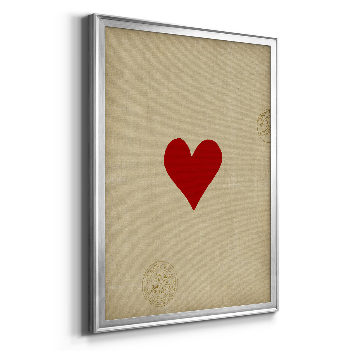 Small Heart - Modern Framed Canvas Print