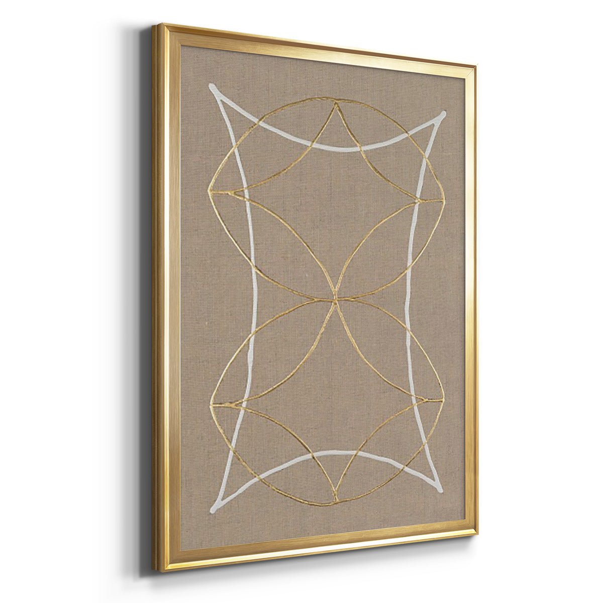 Hyperbola I - Modern Framed Canvas Print