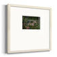 Zebra In Conservatory Premium Framed Print Double Matboard