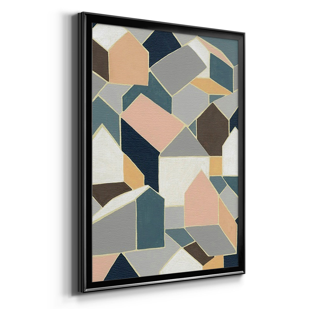 Dream House I - Modern Framed Canvas Print