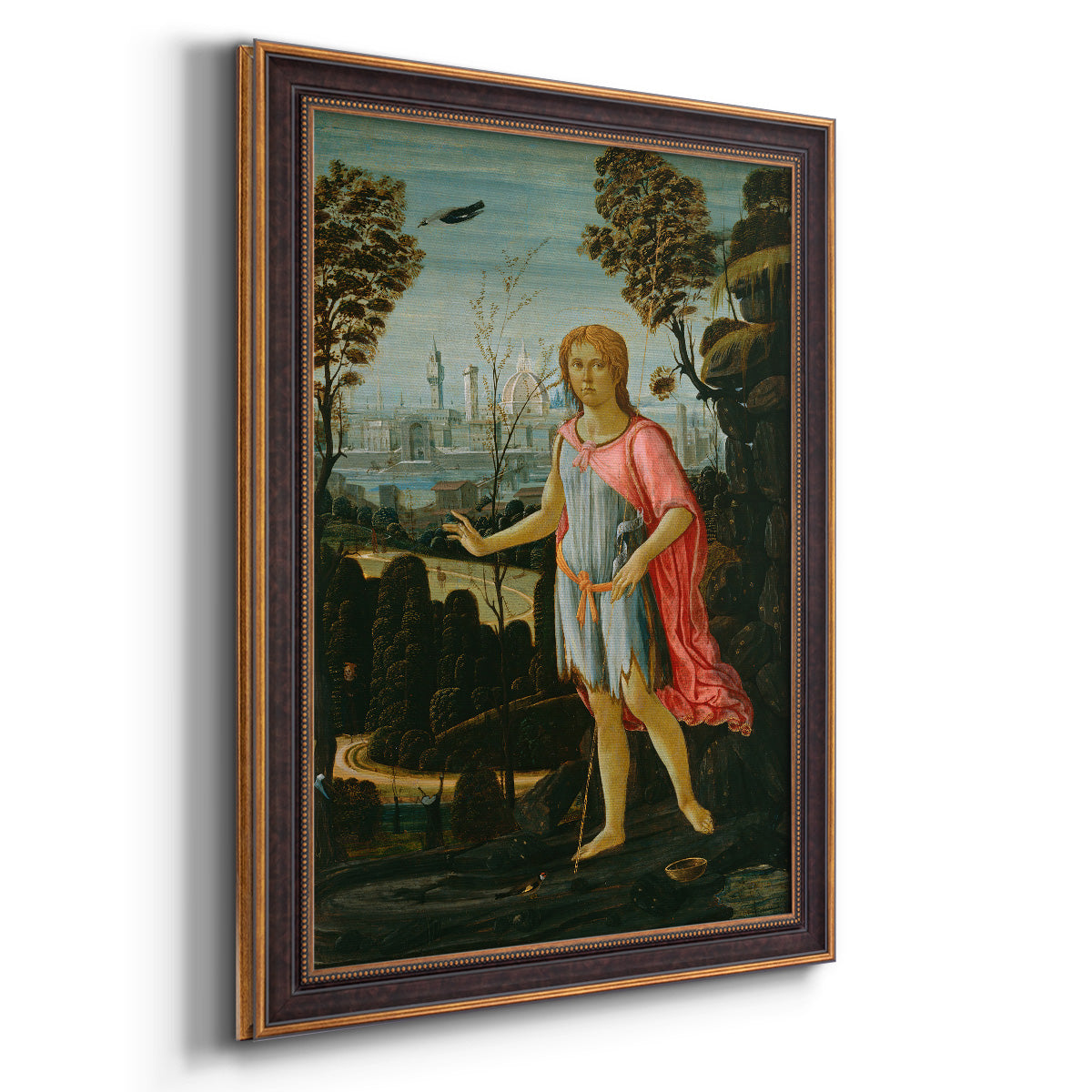 Saint John the Baptist - Ornate Framed Canvas Print