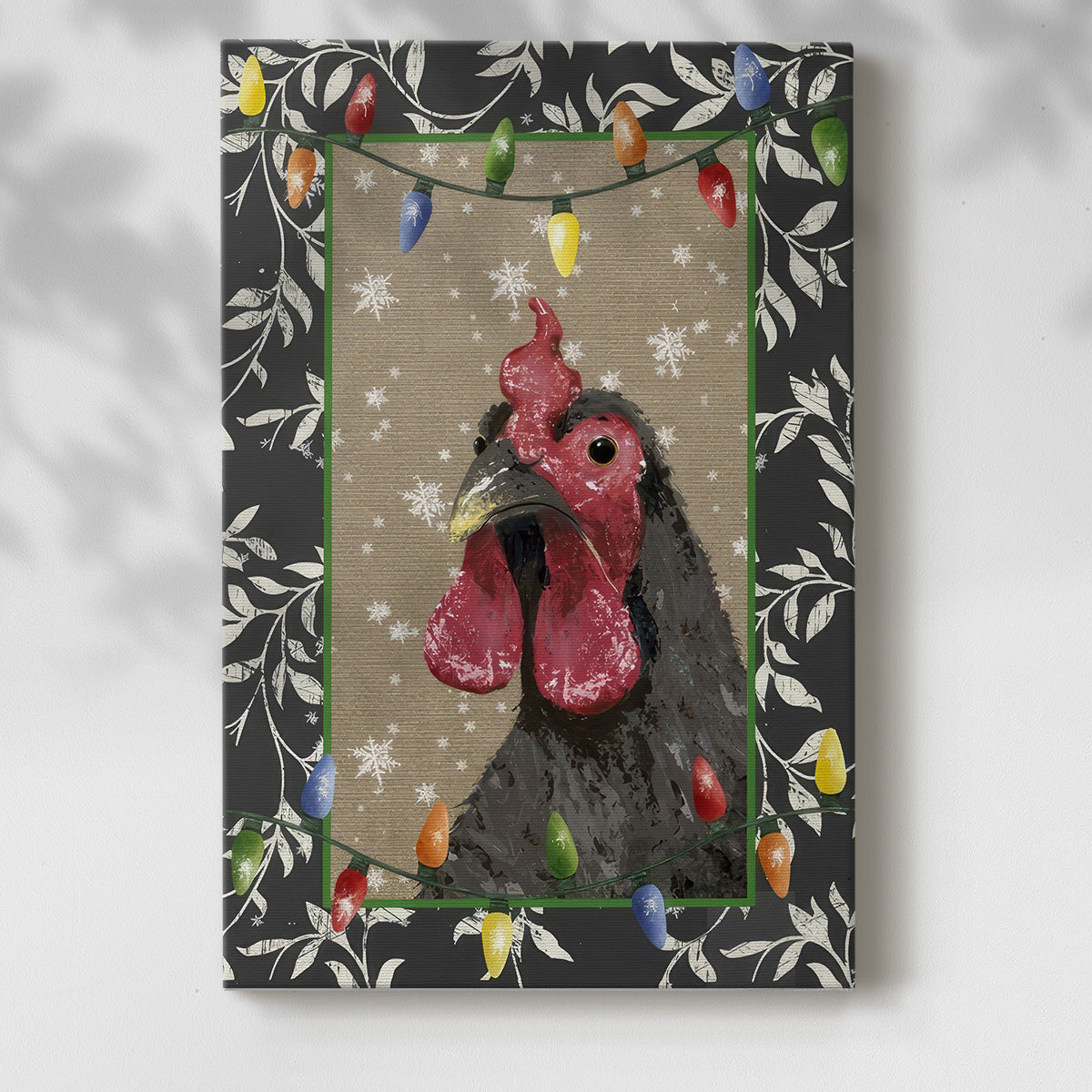 County Christmas Farm IV - Gallery Wrapped Canvas