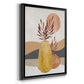 Adobe Moon I - Modern Framed Canvas Print